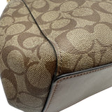 コーチ COACH ハリー ショルダーバッグ F80298 ブラウン/ベージュ PVCコーティングキャンバス/レザー レディース トートバッグ