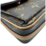 ルイ・ヴィトン LOUIS VUITTON ヴィヴァシテ M46999 ブラウン モノグラム/レザー レディース ショルダーバッグ