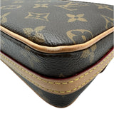 ルイ・ヴィトン LOUIS VUITTON ヴィヴァシテ M46999 ブラウン モノグラム/レザー レディース ショルダーバッグ