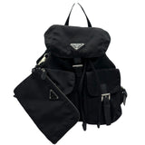 プラダ PRADA Re-Nylonバックパック 1BZ811 ブラック ナイロン/レザー レディース リュック・デイパック