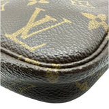 ルイ・ヴィトン LOUIS VUITTON ポシェット・アクセソワール ブラウン モノグラム/レザー レディース ハンドバッグ