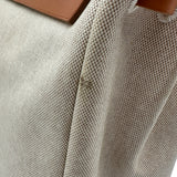 エルメス HERMES エールバッグMM □C刻印 ベージュ/ゴールド シルバー金具 トワル レザー ユニセックス ハンドバッグ ショルダーバッグ