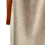 エルメス HERMES エールバッグMM □C刻印 ベージュ/ゴールド シルバー金具 トワル レザー ユニセックス ハンドバッグ ショルダーバッグ