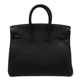 エルメス HERMES バーキン25 G刻 ブラック ゴールド金具 トゴ レディース ハンドバッグ