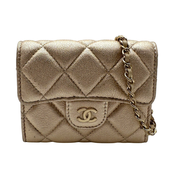 シャネル CHANEL マトラッセ コンパクトチェーンウォレット AP0238 31