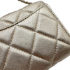 シャネル CHANEL マトラッセ コンパクトチェーンウォレット AP0238 31番台 ゴールド ラムスキン レディース ショルダーバッグ