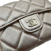 シャネル CHANEL マトラッセ コンパクトチェーンウォレット AP0238 31番台 ゴールド ラムスキン レディース ショルダーバッグ