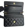 シャネル CHANEL マトラッセ チェーンウォレット AP0250 ブラック ゴールド金具 キャビアスキン レディース ショルダーバッグ