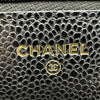 シャネル CHANEL マトラッセ チェーンウォレット AP0250 ブラック ゴールド金具 キャビアスキン レディース ショルダーバッグ