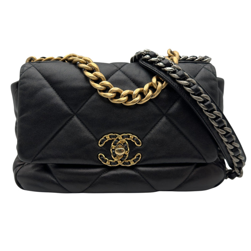 シャネル CHANEL CHANEL19 バッグ AS1160 31番台 ブラック ゴールド