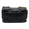 シャネル CHANEL CHANEL19 バッグ AS1160 31番台 ブラック ゴールド/シルバー金具 シャイニーラムスキン レディース ショルダーバッグ