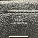 エルメス HERMES バーキン25 W刻 ブラック シルバー金具 トゴ レディース ハンドバッグ
