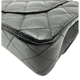 シャネル CHANEL マトラッセ23 A01113 29番台 ブラック シルバー金具 キャビアスキン レディース ショルダーバッグ
