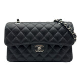 シャネル CHANEL マトラッセ23 A01113 29番台 ブラック シルバー金具 キャビアスキン レディース ショルダーバッグ