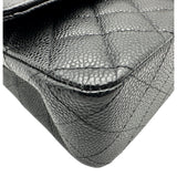 シャネル CHANEL マトラッセ25 A01112 20番台 ブラック ゴールド金具 キャビアスキン レディース ショルダーバッグ