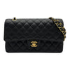 シャネル CHANEL マトラッセ25 A01112 20番台 ブラック ゴールド金具 キャビアスキン レディース ショルダーバッグ