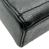 シャネル CHANEL チョコバー トートバッグ 7番台 ブラック ゴールド金具 キャビアスキン レディース