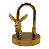 エルメス HERMES アーネダンスカデナ ゴールド メタル レディース カデナ
