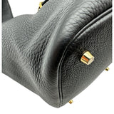 エルメス HERMES ピコタンロックMM G刻 ブラック ゴールド金具 トリヨン レディース ハンドバッグ