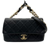 シャネル CHANEL マトラッセ ラージフラップバッグ AS1353 ブラック ゴールド金具 ラムスキン レディース ショルダーバッグ