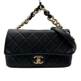 シャネル CHANEL マトラッセ ラージフラップバッグ AS1353 ブラック ゴールド金具 ラムスキン レディース ショルダーバッグ