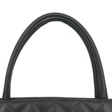 シャネル CHANEL 復刻トート A01804 6番台 ブラック シルバー金具 キャビアスキン レディース ハンドバッグ
