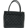 シャネル CHANEL 復刻トート A01804 6番台 ブラック シルバー金具 キャビアスキン レディース ハンドバッグ
