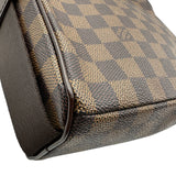 ルイ・ヴィトン LOUIS VUITTON オラフPM N41442 ブラウン ダミエ/レザー レディース ショルダーバッグ