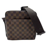 ルイ・ヴィトン LOUIS VUITTON オラフPM N41442 ブラウン ダミエ/レザー レディース ショルダーバッグ