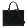 ルイ・ヴィトン LOUIS VUITTON オンザゴーPM M45653 ブラック モノグラムアンプラントレザー レディース ショルダーバッグ