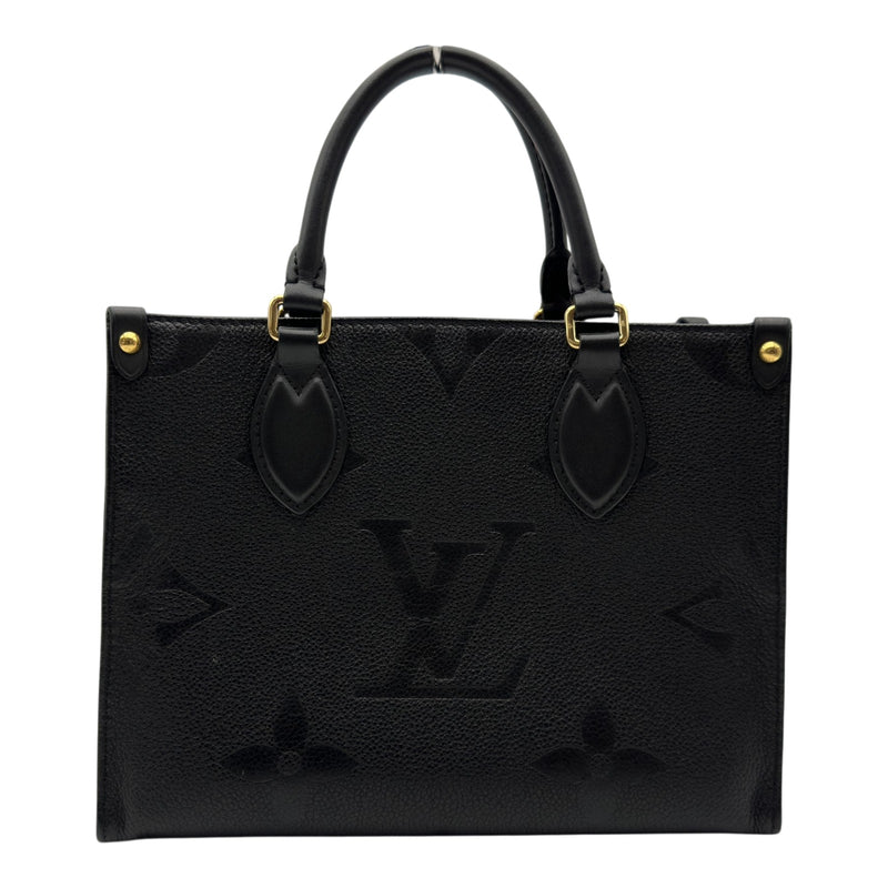 ルイ・ヴィトン LOUIS VUITTON オンザゴーPM M45653 ブラック