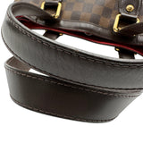 ルイ・ヴィトン LOUIS VUITTON ハムステッドPM N51205 ブラウン ダミエ・レザー レディース ハンドバッグ