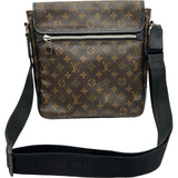 ルイ・ヴィトン LOUIS VUITTON バスMM M56715 モノグラム・マカサー メンズ ショルダーバッグ