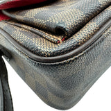 ルイ・ヴィトン LOUIS VUITTON ラヴェッロGM N60006 ブラウン ダミエ/レザー レディース ショルダーバッグ