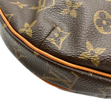 ルイ・ヴィトン LOUIS VUITTON クロワッサンMM M51512 ブラウン モノグラム/レザー レディース ショルダーバッグ