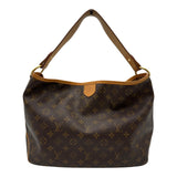 ルイ・ヴィトン LOUIS VUITTON ディライトフルPM M40352 ブラウン モノグラム/レザー レディース ショルダーバッグ
