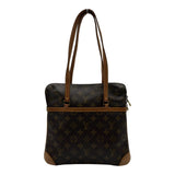 ルイ・ヴィトン LOUIS VUITTON クーサンGM M51141 ブラウン モノグラム/レザー レディース ショルダーバッグ