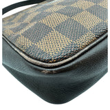 ルイ・ヴィトン LOUIS VUITTON トゥルース・メイクアップポーチ N51982 ブラウン ダミエ/レザー レディース ハンドバッグ