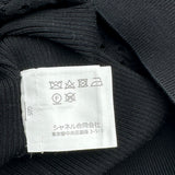 シャネル CHANEL ココマークボタン ノースリーブニットシャツ P63059 ブラック コットン レディース その他トップス