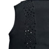 シャネル CHANEL ココマークボタン ノースリーブニットシャツ P63059 ブラック コットン レディース その他トップス
