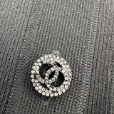 シャネル CHANEL ココマークボタン ノースリーブニットシャツ P63059 ブラック コットン レディース その他トップス