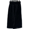 シャネル CHANEL 総レースクロップドワイドパンツ P53064 ブラック コットン レディース パンツ