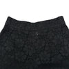 シャネル CHANEL 総レースクロップドワイドパンツ P53064 ブラック コットン レディース パンツ