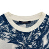 ルイ・ヴィトン LOUIS VUITTON グラフィックモノグラム半袖Tシャツ HPY30W ブルー コットン メンズ 半袖Ｔシャツ