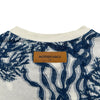 ルイ・ヴィトン LOUIS VUITTON グラフィックモノグラム半袖Tシャツ HPY30W ブルー コットン メンズ 半袖Ｔシャツ