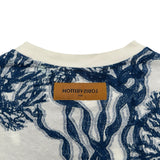 ルイ・ヴィトン LOUIS VUITTON グラフィックモノグラム半袖Tシャツ HPY30W ブルー コットン メンズ 半袖Ｔシャツ