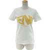 フェンディ FENDI ロゴメッシュ半袖Tシャツ FS7254 ホワイト コットン レディース 半袖Ｔシャツ