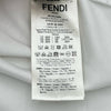 フェンディ FENDI ロゴメッシュ半袖Tシャツ FS7254 ホワイト コットン レディース 半袖Ｔシャツ