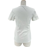 フェンディ FENDI ロゴメッシュ半袖Tシャツ FS7254 ホワイト コットン レディース 半袖Ｔシャツ