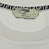 フェンディ FENDI ロゴメッシュ半袖Tシャツ FS7254 ホワイト コットン レディース 半袖Ｔシャツ